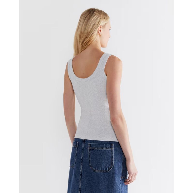 JAG Celina Cotton Rib Scoop Tank image number 5